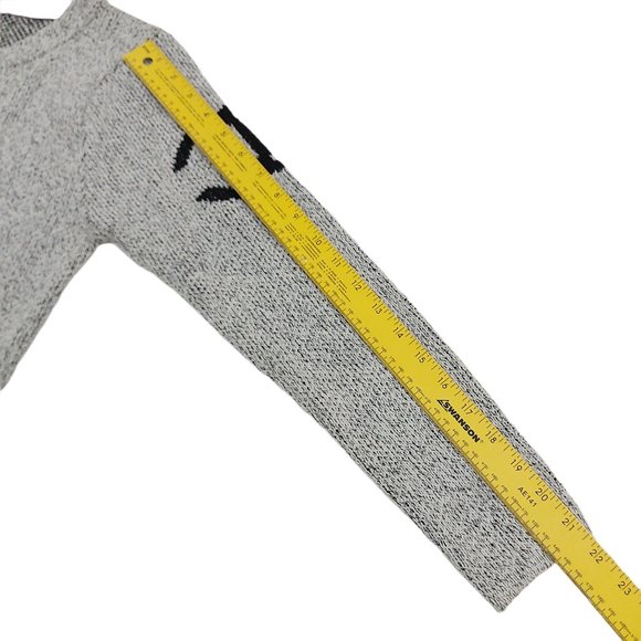 Chanel Womens Knit Open Cardigan Size S/M Long Sleeve Round Neck Pockets Gray - Picture 14 of 14